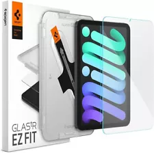 iPad Mini 6 Screen Protector Glass | Spigen [ Glas.tR EZFit ] 9H Tempered Glass