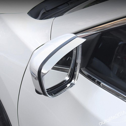 Rearview Mirror Rain Eyebrow Trim For Qashqai J11 Murano X-Trail T32 2014 - 2020 - Imagen 6 de 14