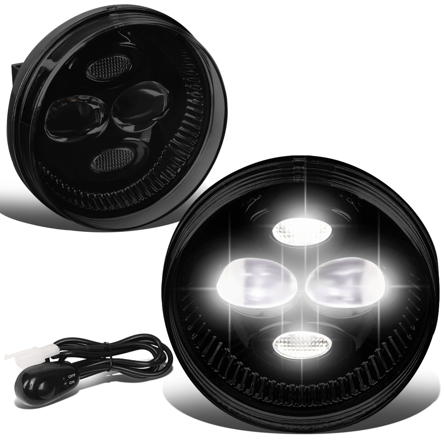 07-14 GMC Sierra LED Projector Fog Lights with Switch