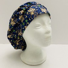 surgical/medical cap, bouffant wt/ cord lock -Monkeys