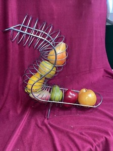 Curved Fruit Basket - TableCraft Products  --  18" Height, 4.25" Diameter