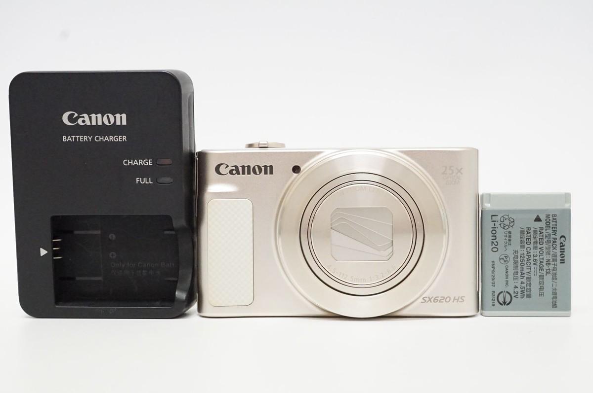 Canon PowerShot SX620 HS White 20.2MP 25x zoom Optical Zoom No BOX 