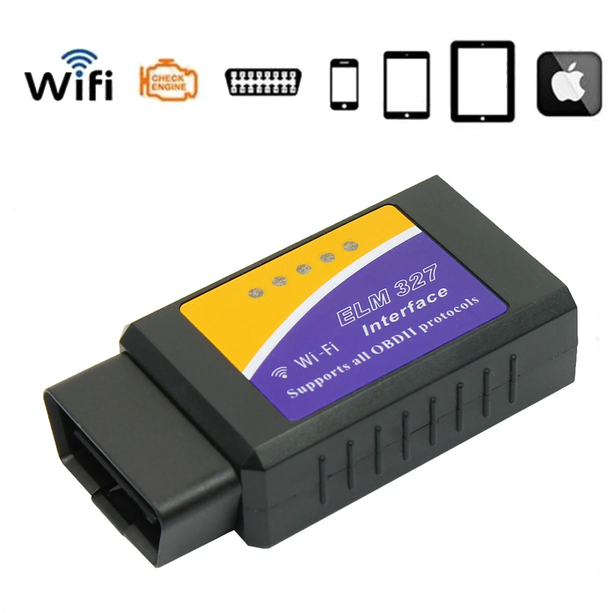 Mini Wi-Fi OBD2 OBDII WiFi For iPhone Android PC Car Diagnostic Scanner |  eBay