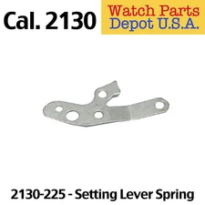 Rolex Caliber 2130-225 Setting Lever Spring, Swiss Made Replacement Parts