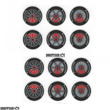 JK Products 5/8" Firestone Sticker Fronts 6 pr 