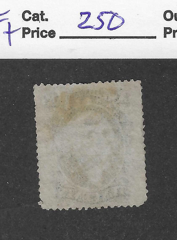 US Scott # 35, DIEZ CENTAVOS, verde, Washington, década de 1850, excelente, sin goma de mascar Foto 2 de 2