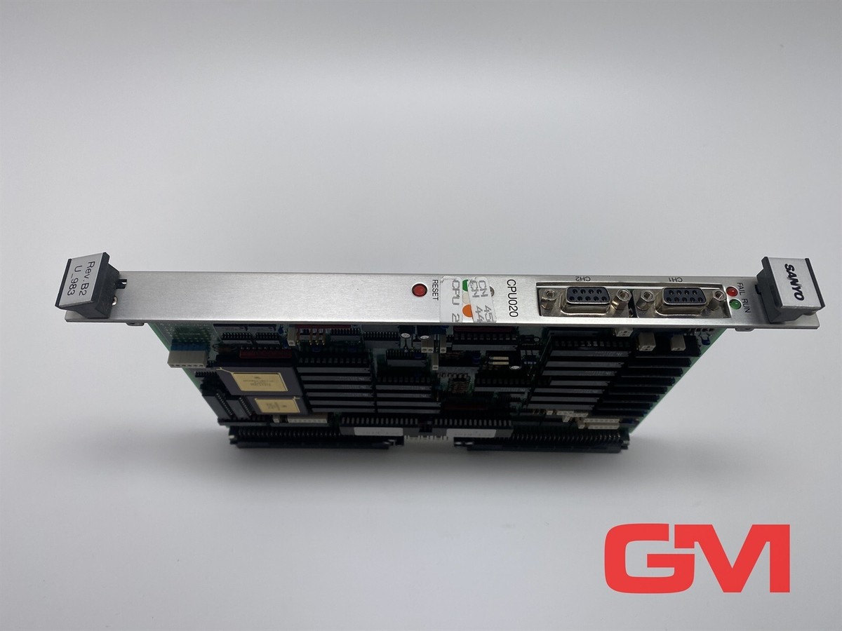 Sanyo Cpu Card Svme-Cpu020 Rev. B2 Cpu Card U_983 Cpu 2 Cpu Module 