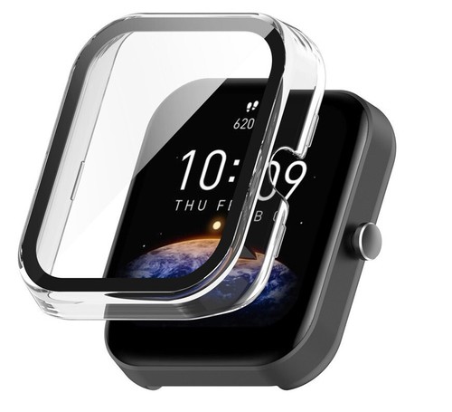 Xiaomi Amazfit Bip 3 Hart Case PC Hülle mit farbigem Rand Pro Huami Fallschutz - Bild 5 von 6
