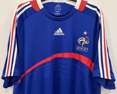 2007-08 France Adidas FIFA World Cup Euro Football Shirt Soccer