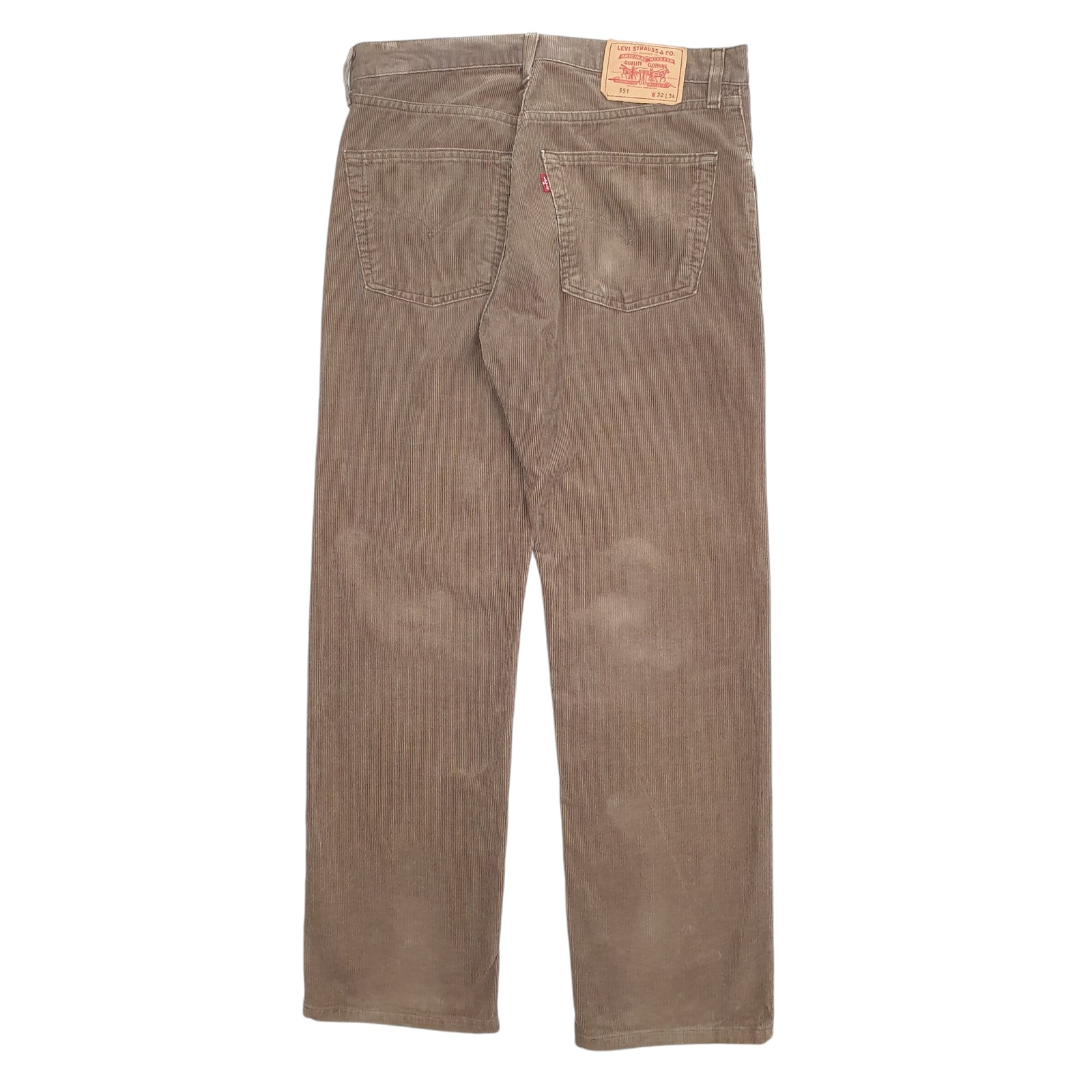 LEVIS Corduroy Trousers Cord Jeans Cotton Brown Mens W32 L31 image 3