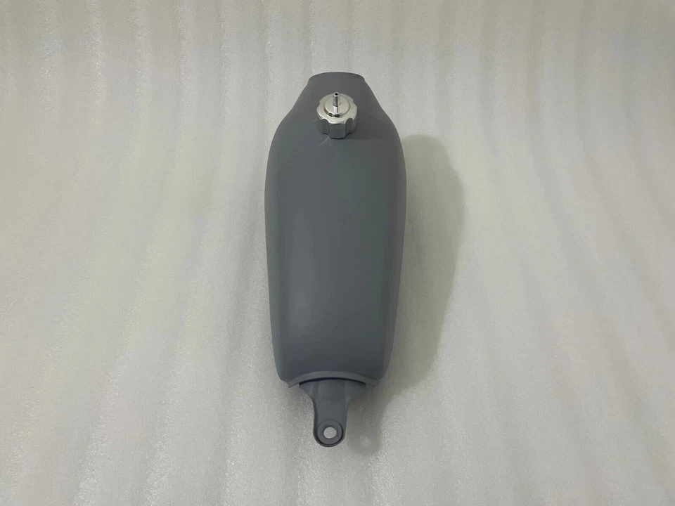 Tanque de gasolina Yamaha DT100 DT 100 Enduro 1977 + tapa acero crudo imprimación recubierta Foto 3 de 4