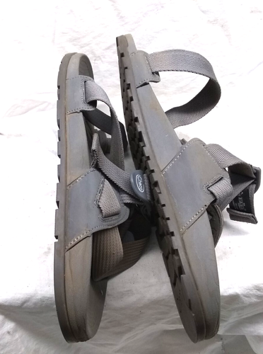Chaco Men Lowdown 2 Outdoor Strappy Sandals Grey JCH107849 Size 12 Great Shape - 第 5/9 張圖片
