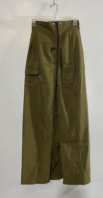 Micas Foldover Waist Slit Cargo Skirt Size XS