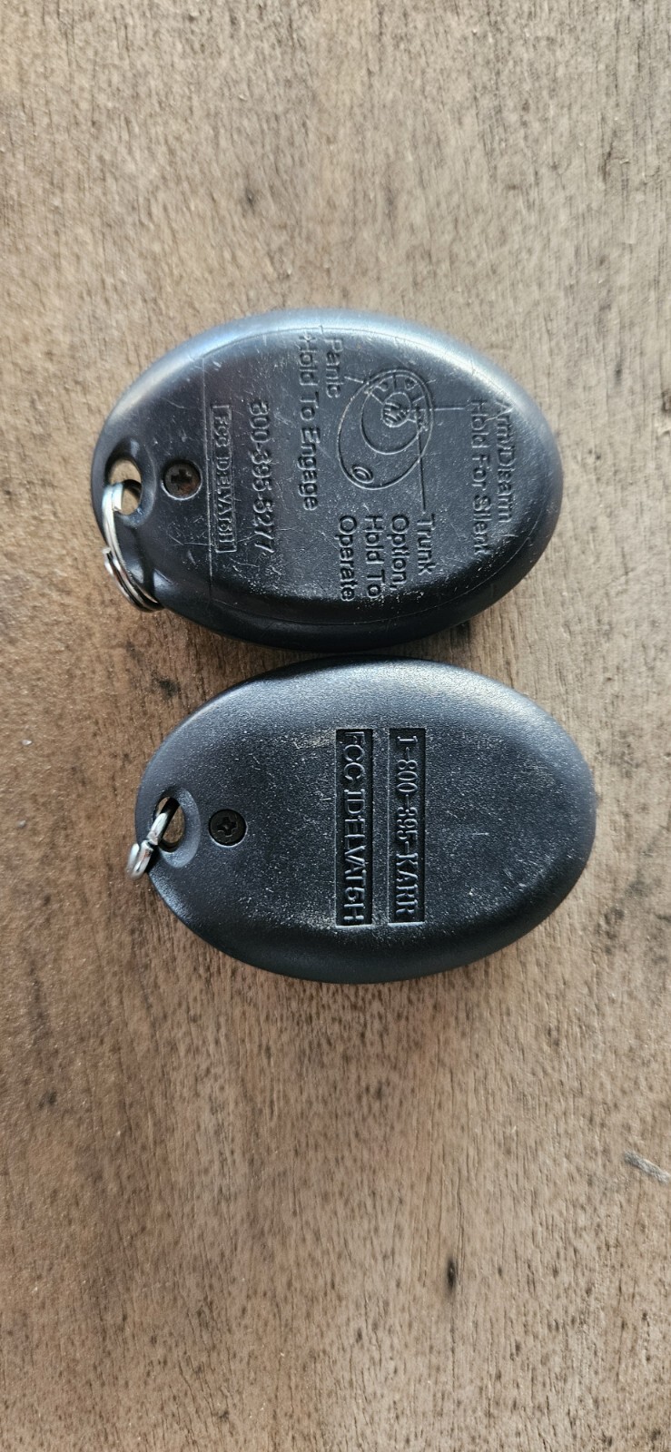 (1) Karr 2040 Alarm Remote Fob FC ID: ELVAT5H Toyota 