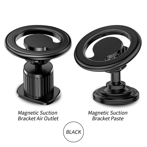 360° Rotation Strong Magnetic Mag Safe Air Vent Car Mount Dashboard Phone Holder - Picture 36 of 41