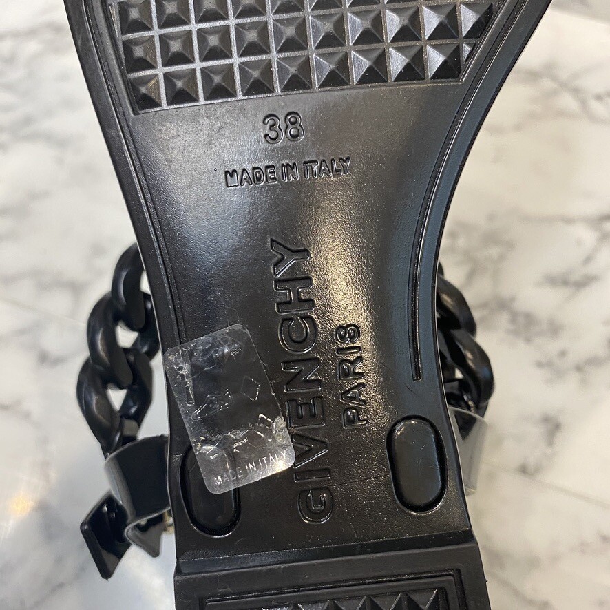 GIVENCHY- Double Chain Sandales チェーントリムサンダル GIVENCHY- Double Chain Sandales チェーントリムサンダル