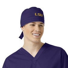 LSU Tigers Embroidered Logo Scrub Cap