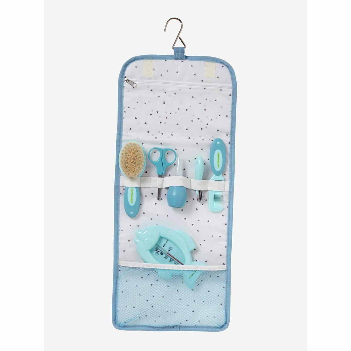 Trousse et accessoires de toilette bébé Vertbaudet pour simplifier le bain en voyage