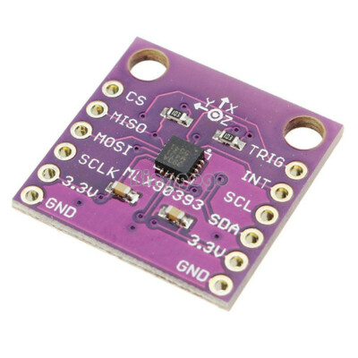 1Stks NEU Mlx90393 90393 Digital 3D Hall Sensor Displacement Angle Rotate 3D