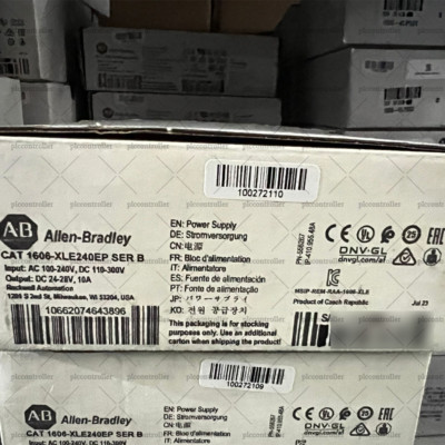 New Allen-Bradley 1606-XLE240EP Essential Power Supply 120/240V AC Input Voltage