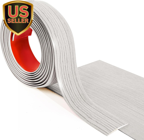 Self Adhesive Vinyl Transition Strip - Flat Divider for Joining Floor Gaps, C...