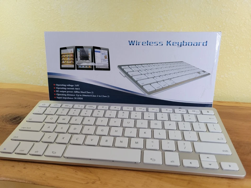 SPARIN Tablet Keyboard for Galaxy Tab A 10.1 / Tab A7, Bluetooth Keyboard - Image 2 of 4