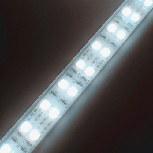5M Double Row SMD 5050 Tube Waterproof 120Leds/m Strip Light White Free Shipping - Picture 6 of 9
