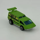 Vintage 1976 Hot Wheels Blackwall Spoiler Sport Green Van Blackwalls BW Car HK