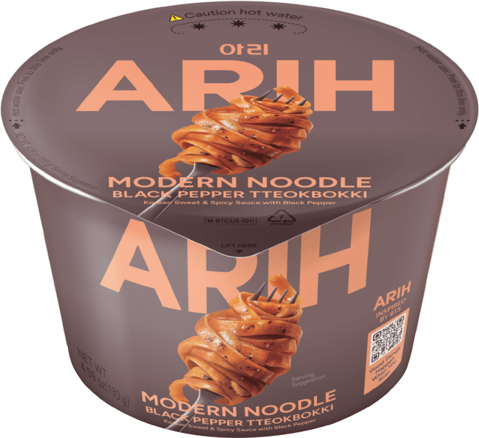 ARIH Modern Noodles, Western-Korean Fusion Soup-Less Black P