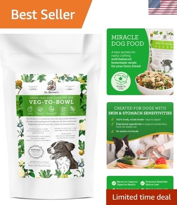 Veg-to-Bowl Grain-Free Dog Food: Human Grade Dehydrated Mix, 6.5oz Trial Size