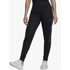 adidas Women's Tiro Track Pants, Black/Dark Grey Heather, Medium