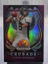 2020 Panini Prizm Draft Picks #10 Aaron Rodgers Prizms Purple