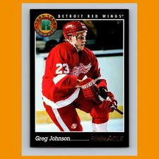 Greg Johnson #453 1993-94 Pinnacle Detroit Red Wings Hockey Card NHL