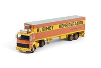 "Ford Transcontinental Koffersattelzug Mit 2-Achsigem Auflieger \"Roland Simey\""