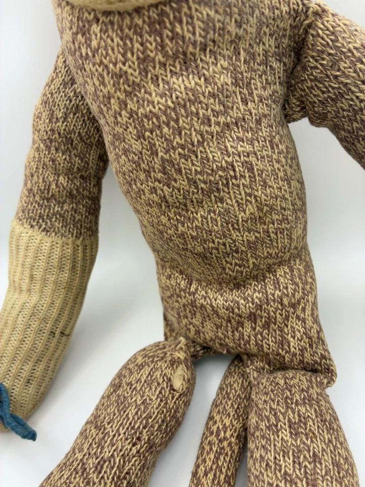 Vintage 1950s Original Sock Monkey...18 inches long - Image 2 of 4