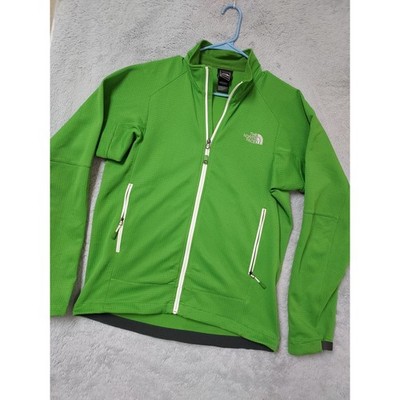 The North Face Jacket Mens Medium Summit Series Full Zip Fleece Green Hiking M