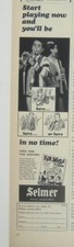 Vintage Selmer Music Instrument Advertisement Encouraging Beginners 1960s