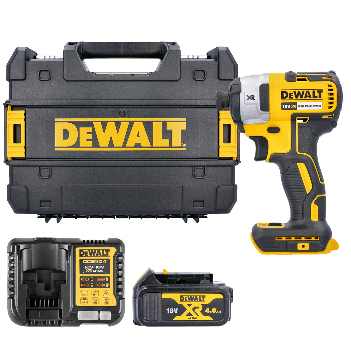 DeWalt DCF887M1 KIT 18V XR Cordless Brushless Impact Driver With 1 x 4.0Ah Ba...