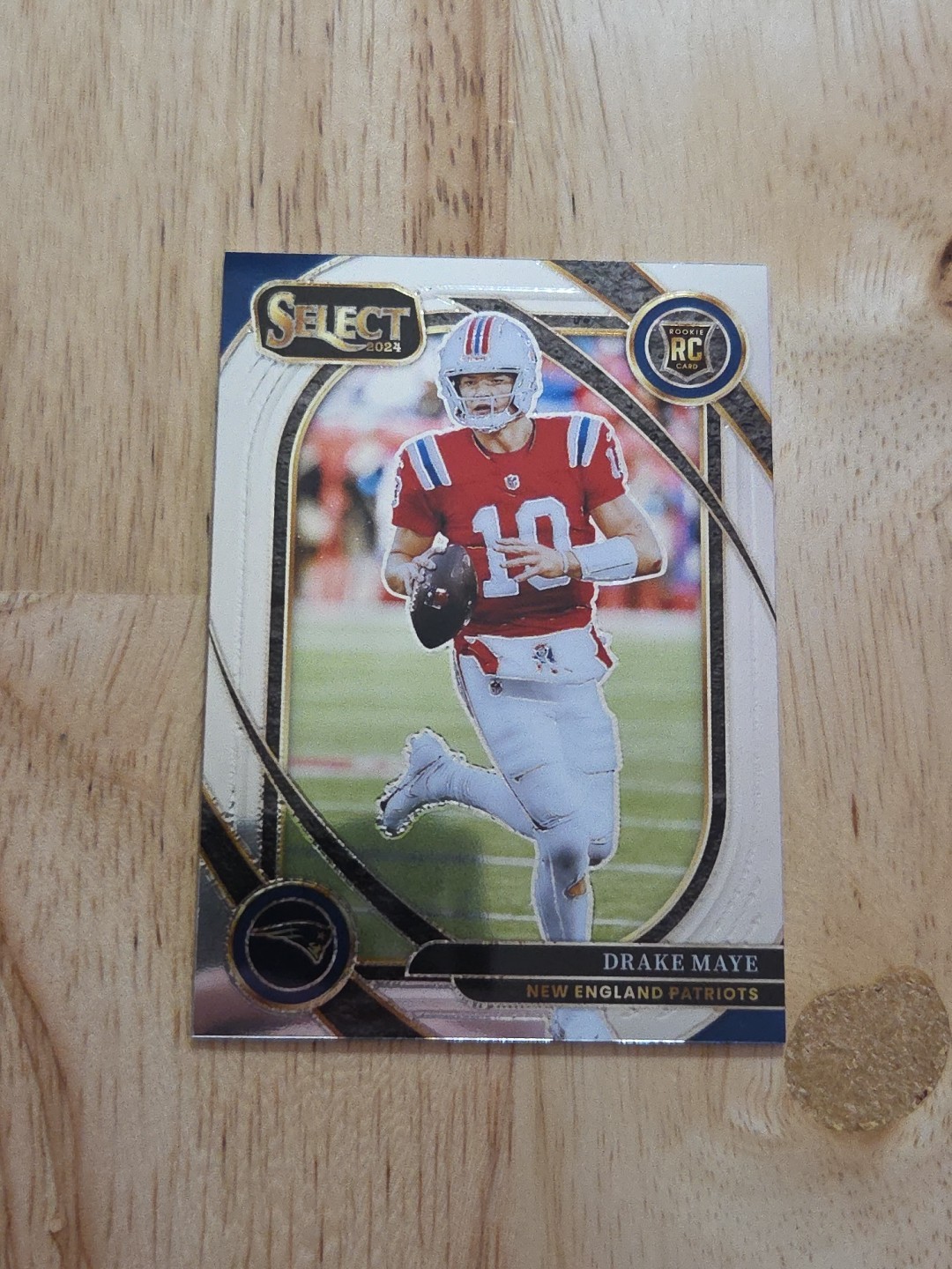 2024 Panini Select DRAKE MAYE Club Level #218 Rookie RC Patriots