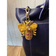 Bumblebee Bag Charm Beaded Purse Charm Bee Cute Purse Charm