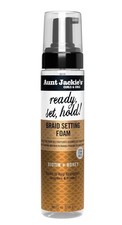 AUNT JACKIE'S Curls Coils 8.5oz Ready, Set, Hold Braid Setting Foam NEW