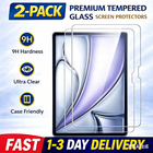 2x Fr iPad A16 11th 10th 9th 8th 7th Air 6 5 Pro Tempered Glass Screen Protector