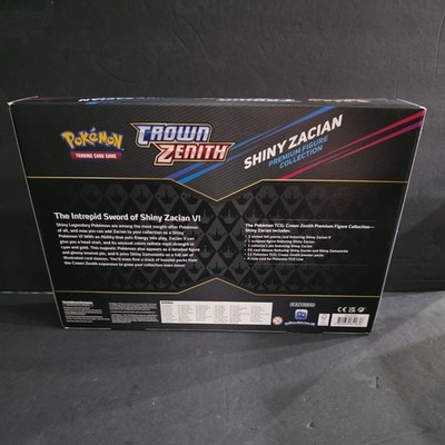 Pokémon Crown Zenith Shiny Zacian Premium Figure Collection Box