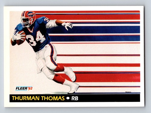 1992 Fleer - Thurman Thomas #476