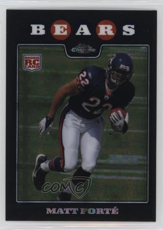 2008 Topps Chrome X-Fractor Matt Forte #TC191 Rookie RC 10k8