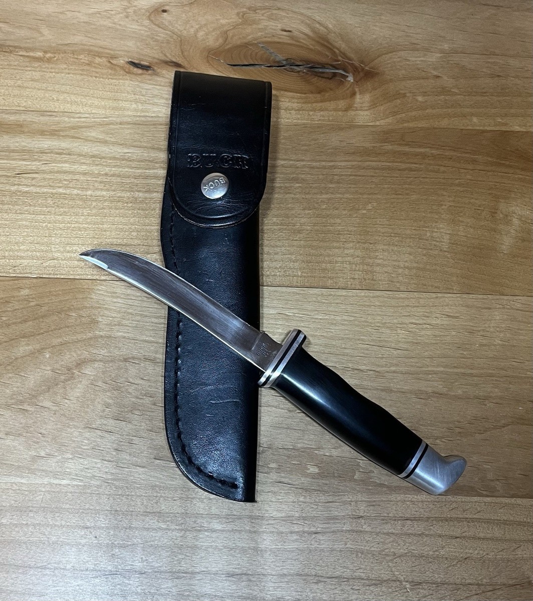 BUCK 118 U.S.A Fixed Blade Knife With Original Leather Sheath 1972