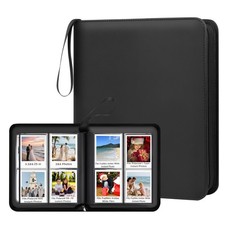 Ruibytree 256-Pocket Photo Album for Polaroid 256 Pocket, Black