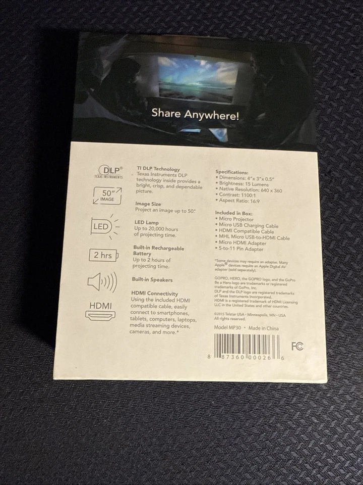 Motor Micro Projector Model MP30 - Image 2 of 4