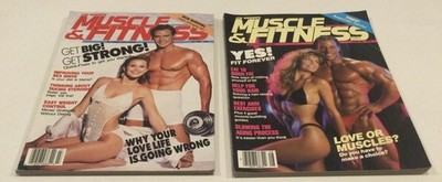 Joe Weider's Muscle & Fitness Magazine lot of 2 Aug & July 1989 Arnold Classic