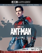 Ant-Man New 4K UHD Blu-ray With Blu-Ray, 4K Mastering, Collector's Ed, Ultim
